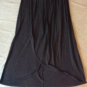 Black long skirt